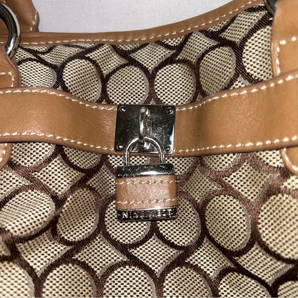 Nine West over the shoulder Stylish Tan and Brown Women's Bag - Picture 4 of 5